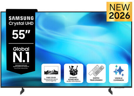 Samsung 55'' Crystal UHD U8000H 4K Vision AI Smart TV (2026)