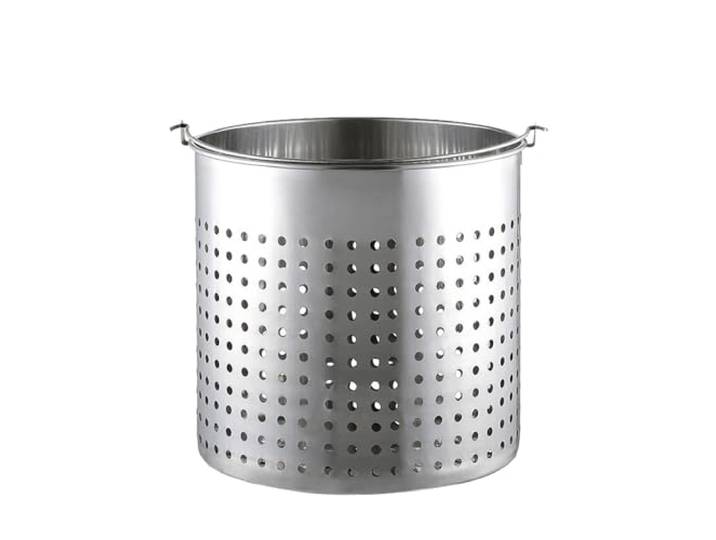 KELUNIS Dampfkorb Kochkorb Aus Edelstahl Mit Griffen Sieb, Vorrat Topf Siebkorb Dampfgarer Zum Kochen, Sieben, Spülen,50cm