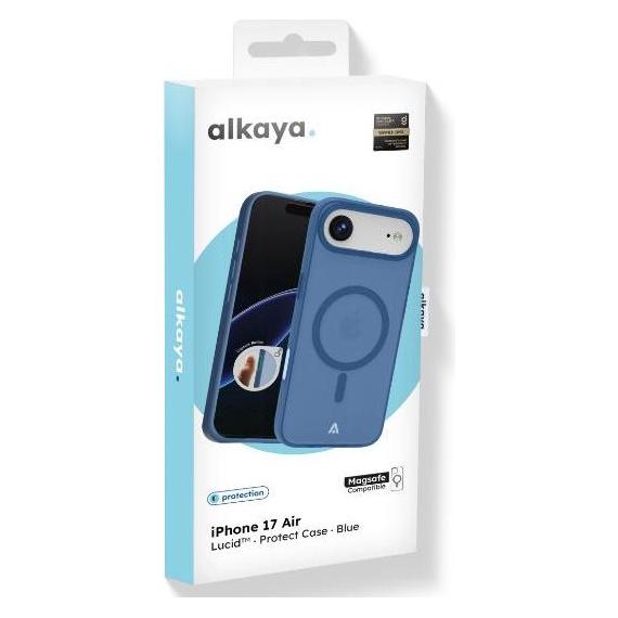 Alkaya LUCID Handy Schutzhülle Protection Case f. Magsafe iPhone 17 Air, blau (Apple iPhone 17) (CS-20256)