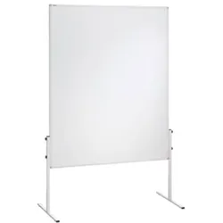 Franken Moderatorentafel X-tra!Line, Karton/Karton, Aluminiumrahmen, 1200 x 1500mm, weiß