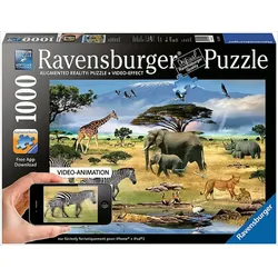 Augmented Reality Puzzle - Tiere Afrikas, 1000 Teile