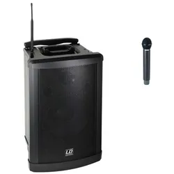 LD Systems Roadman 102 mit Funk-Handmikrofon - Akkubetriebenes PA-Set