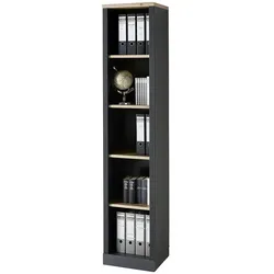 Regal   ¦ schwarz ¦ Maße (cm): B: 43 H: 204 T: 38.0