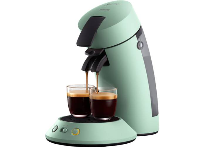 Cafetière à dosette Senseo CSA210/81 machine à café Original plus Verte PHILIPS