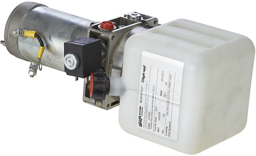 kaiserkraft Motor, mit weißem Tank, für Plattformlift