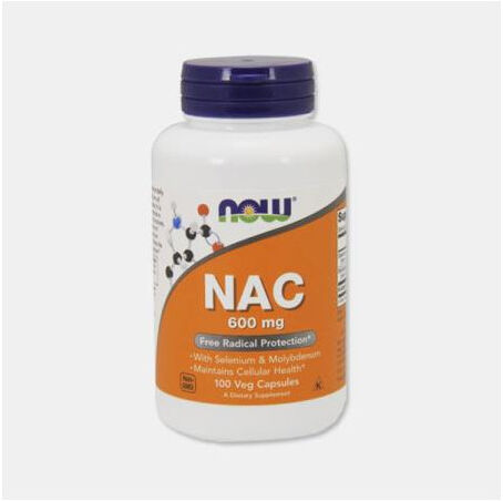 NOW NAC ACETYL CYSTEINE 600mg 100 CAPSULAS