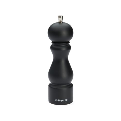 De Buyer Rumba zoutmolen S330, zwart mat, Hoogte: 14 cm