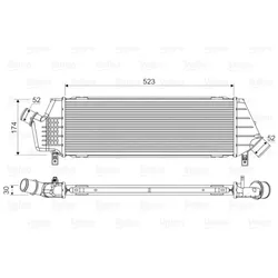 Ladeluftkühler VALEO 818354