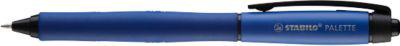 STABILO® Gelschreiber Palette, Metallspitze, Strichstärke 0,4 mm, nachfüllbar, 10 Stück, blau
