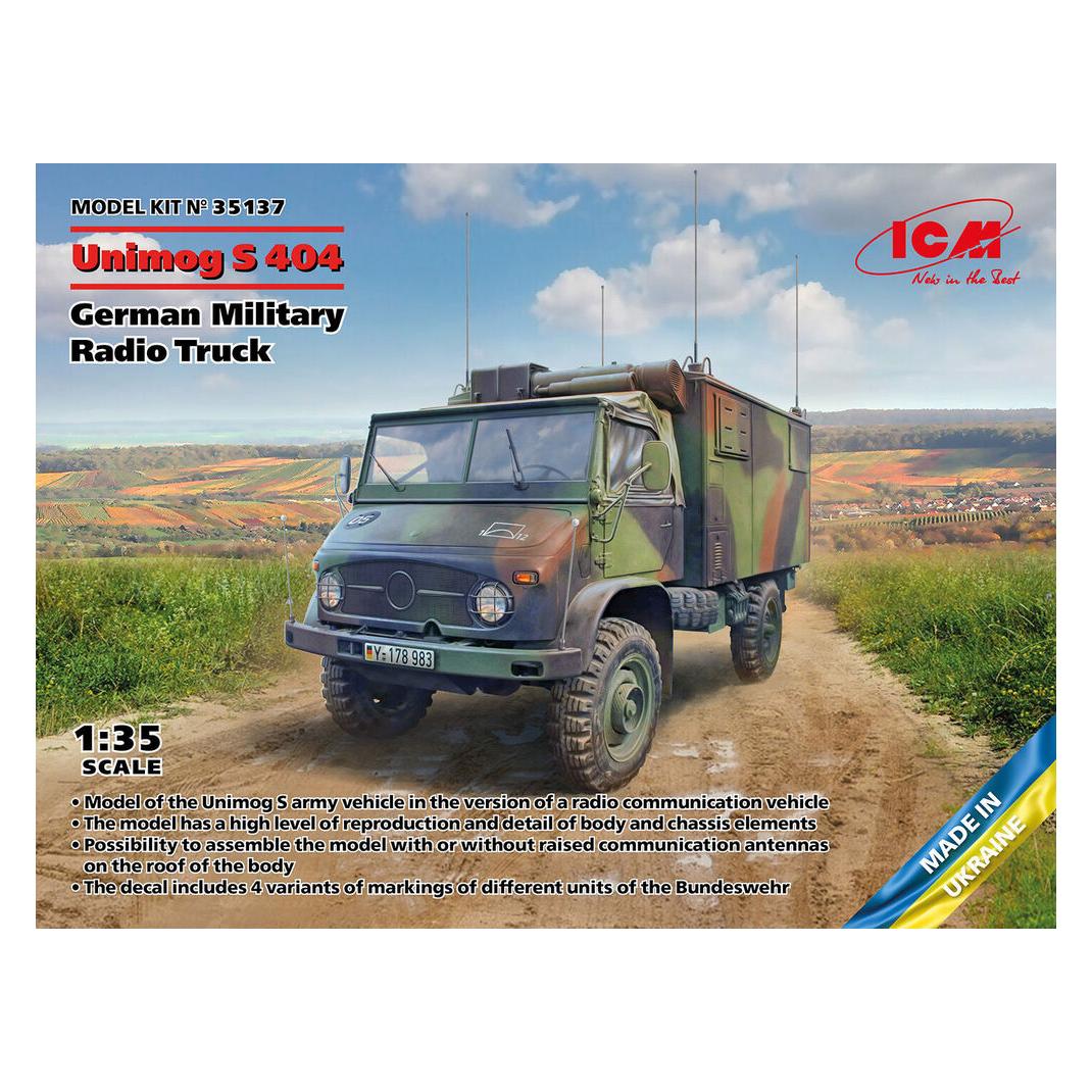 ICM Unimog S 404, German Military Radio Truck (35137)