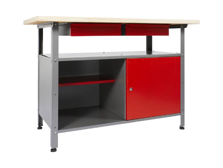 Werkbank Profi-Plus 1 Metall 114 cm 142 cm
