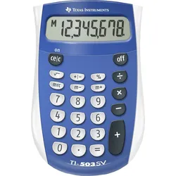 TEXAS INSTRUMENTS Taschenrechner TI-503 SV blau/weiss