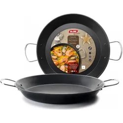 Ibili Paellapfanne Gandia 40 cm Ideal für die Zubereitung von Paella für grosse Gruppen, Pfanne + Kochtopf, Türkis