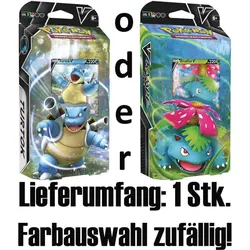Pokemon Kampfsdeck V, Bisaflor-V oder Turtok-V, 1 Stück, sortiert