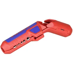 KNIPEX ErgoStrip Universal-Abmantelungswerkzeug, SB-verpackt Absiolierwert Rundk...