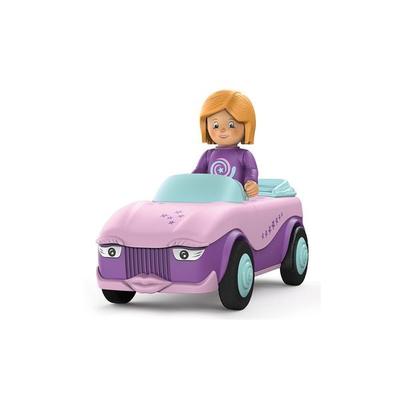 SIKU 0102 - Toddys, Betty Blinky, Spielzeugauto mit Rückziehmotor und Spielfigur, rosa/lila