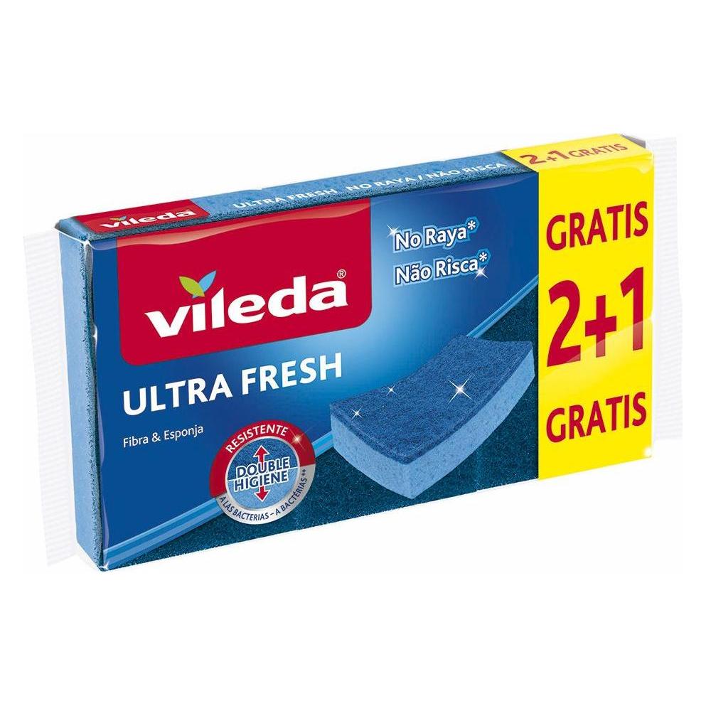 Vileda Estr.Ultrafresh Nr 2+1, 166459, Blau, Pequeño (12 Stk.) (33883166)