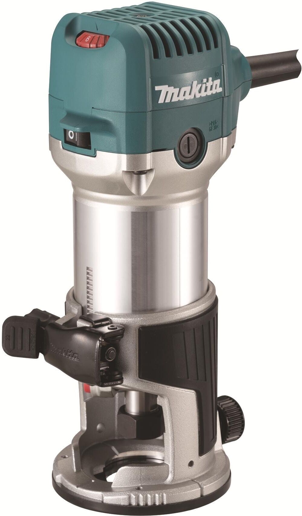 Bohr- und Fräseinrichtung MAKITA "RT0702CJ solo", blau, H:21mm, Fräsmaschinen, Bohr- und Fräseinrichtung blau Einheitsgröße