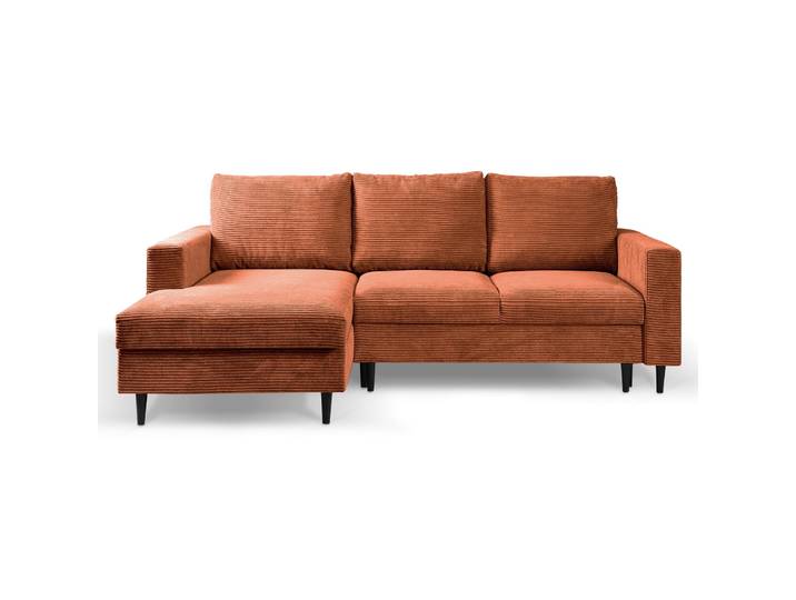 Ecksofa mit Schlafunktion Nalika, L-förmig, mit Stauraum,