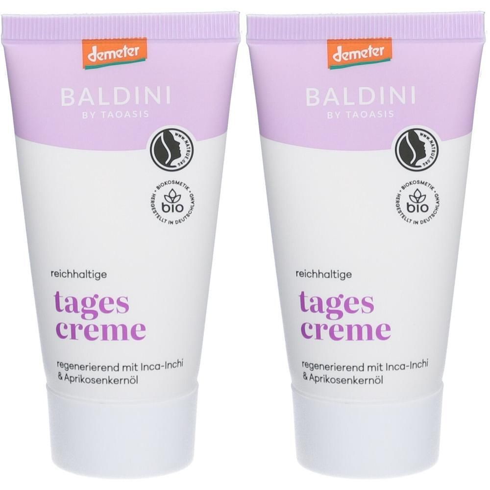 Baldini reichhaltige Tagescreme demeter 2x 2x50 ml Creme
