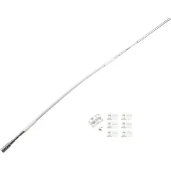 Hautau, Zubehör Türbeschlag, Flexibles Gestänge, 1000 mm, weiss, 1 Stk