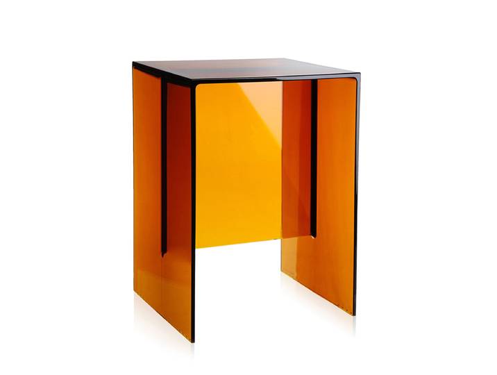 KARTELL by Laufen table tabouret MAX-BEAM (Ambre - PMMA transparent)