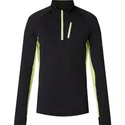 ENERGETICS Herren Herren Running-Longshirt William III, Größe S in Schwarz Schwarz