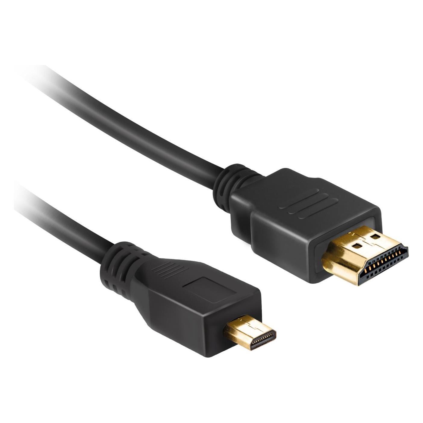 Ekon HDMI (Typ A) - micro HDMI (Typ D) (1.80 m) (ECVHDMI18MICRO)