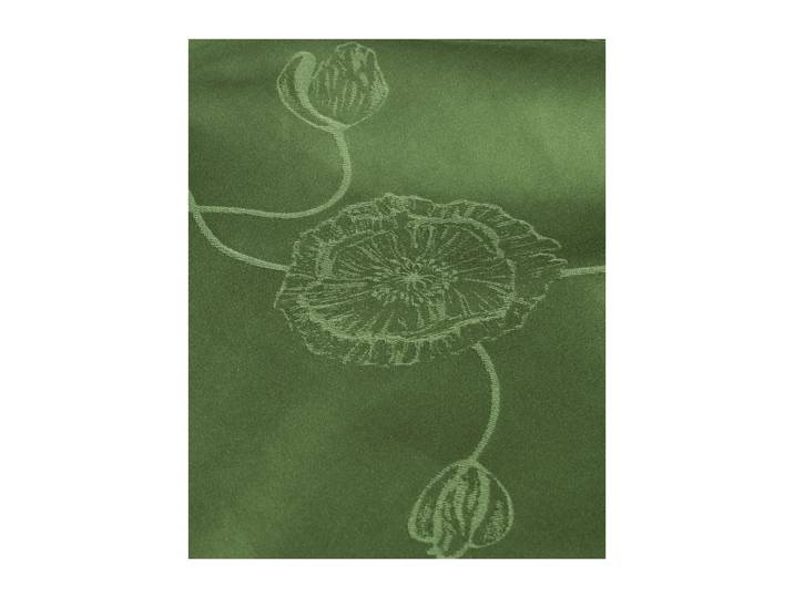 Kähler Nappe damassée verte Hammershøi Poppy 150x200 cm