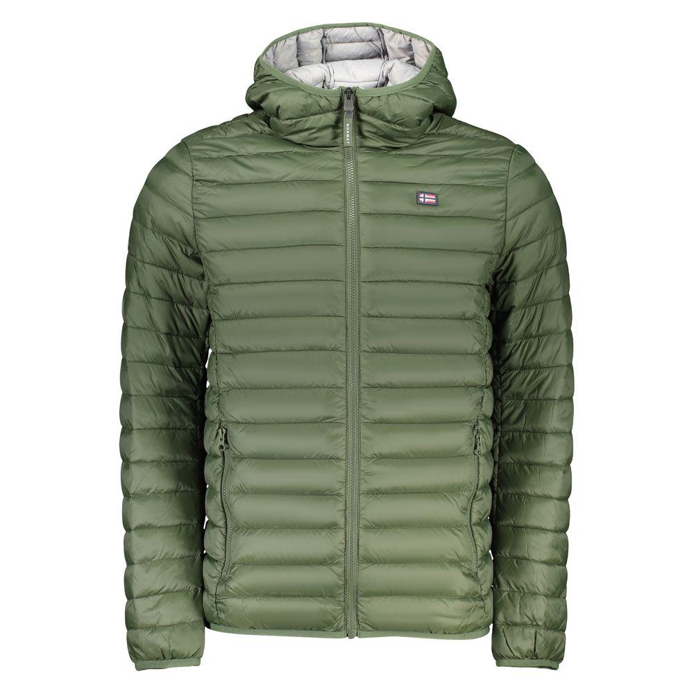 Norwegen 1963 Grüne Polyamid Herrenjacke