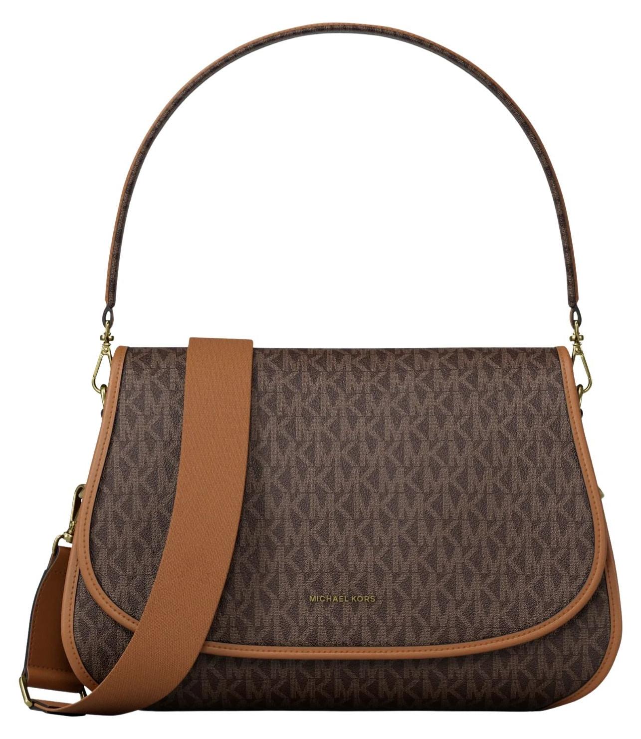 Michael Kors Holmes Umhängetasche Logo Signature Braun