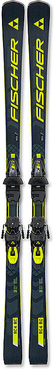 FISCHER Raceski Set RC4 Worldcup RC + RC4 Z12 GW schwarz   185 B