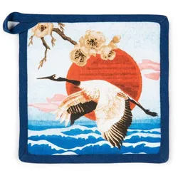 Excelsa Topflappen Fuji Baumwolle 20x20 cm bunt