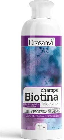 Drasanvi Champu Biotina Aloe Vera Cabellos Teñidos 1 L