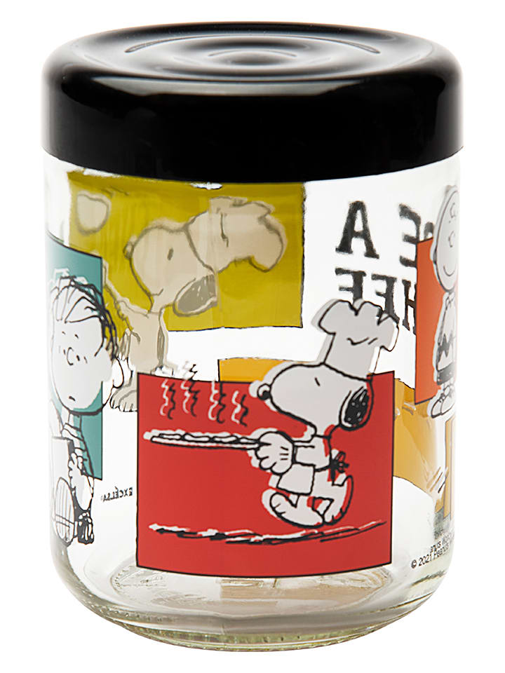Trendy Kitchen by EXCÉLSA Vorratsglas "Peanuts" in Bunt - 800 ml - onesize