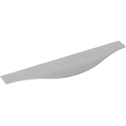 Furnipart, Möbelgriff, Griffleiste MALIBU CURVE Länge 1095 mm, Aluminium Edelstahl Effekt