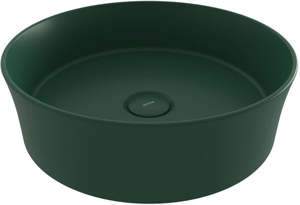 Bocchi Sottile Slim Line 380 mm L x 380 mm W Ceramic Circular Sink Matte Green