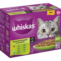 Whiskas Whiskas Multipack 7+ Gemischte Auswahl in Sauce 4x1.02 kg
