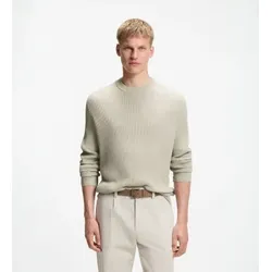 BOSS für Herren. 50565128 Akipano Pullover beige (XXL), Lässig, Baumwolle, Langarm