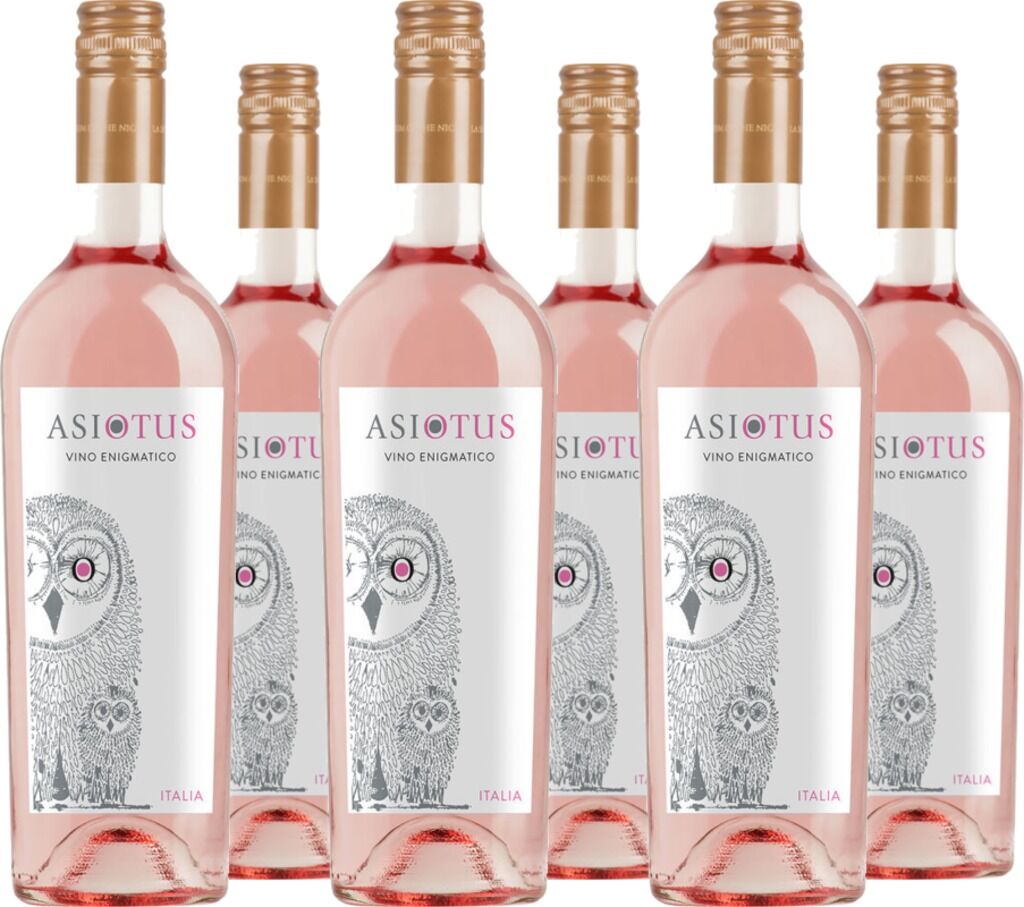 6er Vorteilspaket Rosato Vino varietale d'Italia  Asio Otus