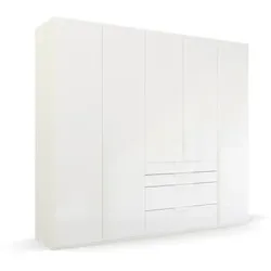 rauch ORANGE Kleiderschrank Purisma 251 x 223 cm Glas Kristallweiß