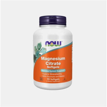 NOW MAGNESIUM CITRATE (MAGNESIUM TRIO) SOFTGELS 90 CAP
