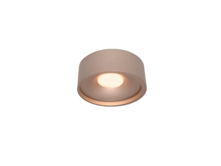 Led-Deckenleuchte, Champagner, Metall, rund, 5 cm, Europäischer Sicherheitsstandard, Schutzklasse I (Erdungsanschluss), gleichmässige Lichtverteilung, Lampen & Leuchten, Innenbeleuchtung, Deckenlampe, Deckenlampen