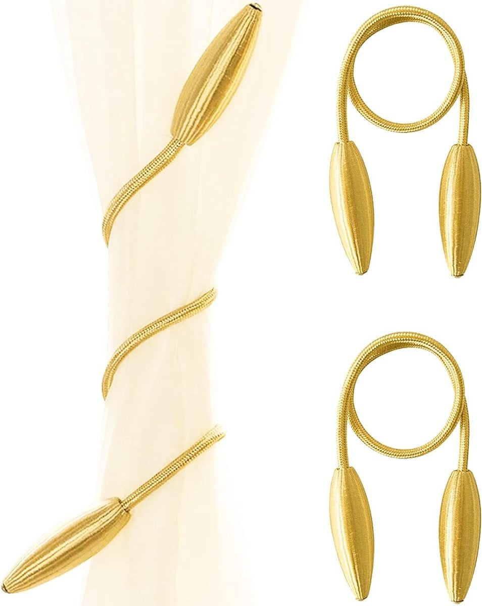 Set van 2 Luxe Gordijn Embrasse in Goud - Gordijn Accessoires