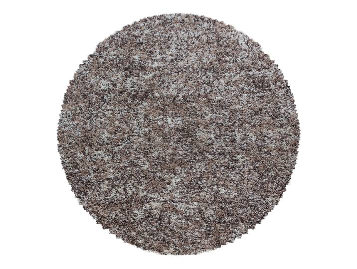 Hochflorteppich Enjoy rund Ø 120cm Beige/Beige