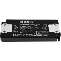 Deko-Light Netzgerät CC DC FLAT IP20 UT 700mA 12W