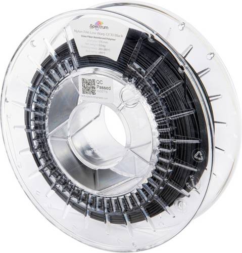 Spectrum Filaments 80740 PA6 Low Warp GF30 Filament PA6-GF Glasfaserverstärkt, hitzebeständig, chemisch beständig, Matt 1.75mm