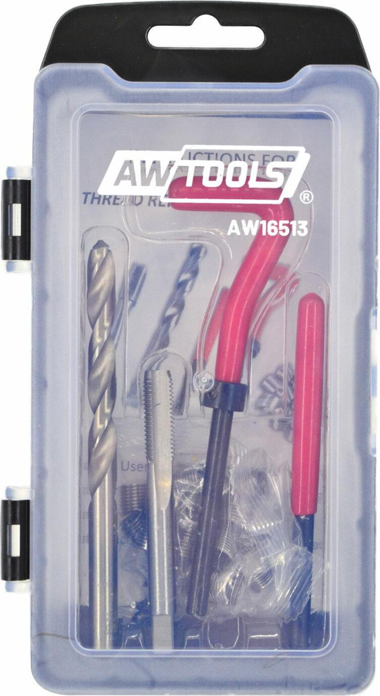 AWTools Set voor het repareren van schroefdraad, M8x1.25, 30 stuks
