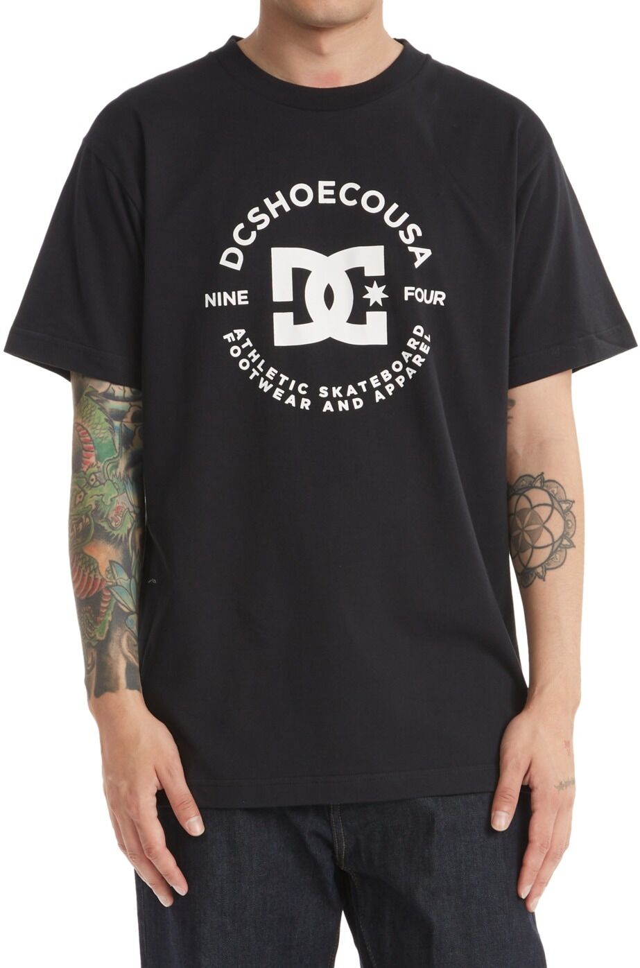 T-Shirt DC SHOES "DC Star Pilot", Herren, Gr. XL, schwarz, Obermaterial: 100% Baumwolle., Shirts T-Shirt