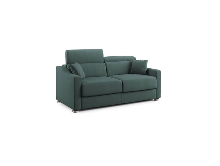Canapé lit en tissu détachable 211 cm vert
